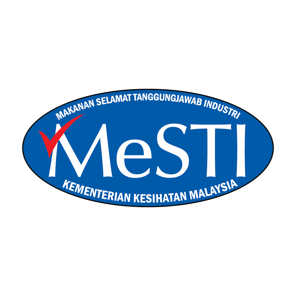Alis Fried Chicken's MeSTI Certification – Food safety and hygiene standard approved by the Malaysian Ministry of Health.