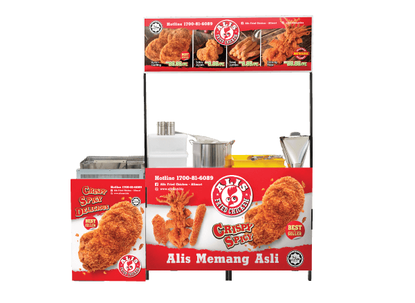 Alis Fried Chicken Business Kiosk Package